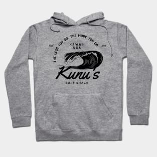 Kunu's Surf Shack blk Hoodie